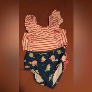 Ruffle butts size 5T swim suit